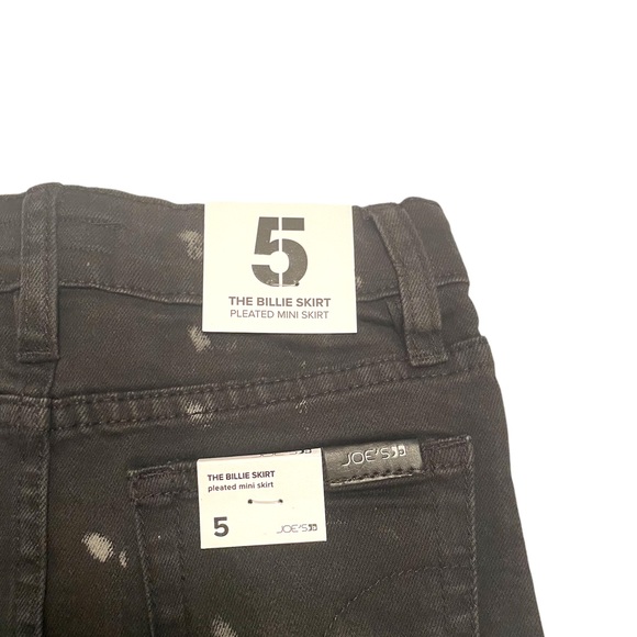 NWT Joes Jeans Little Girls Distressed Denim Pleated Billlie Mini Skirt Sz 5 - Picture 4 of 4